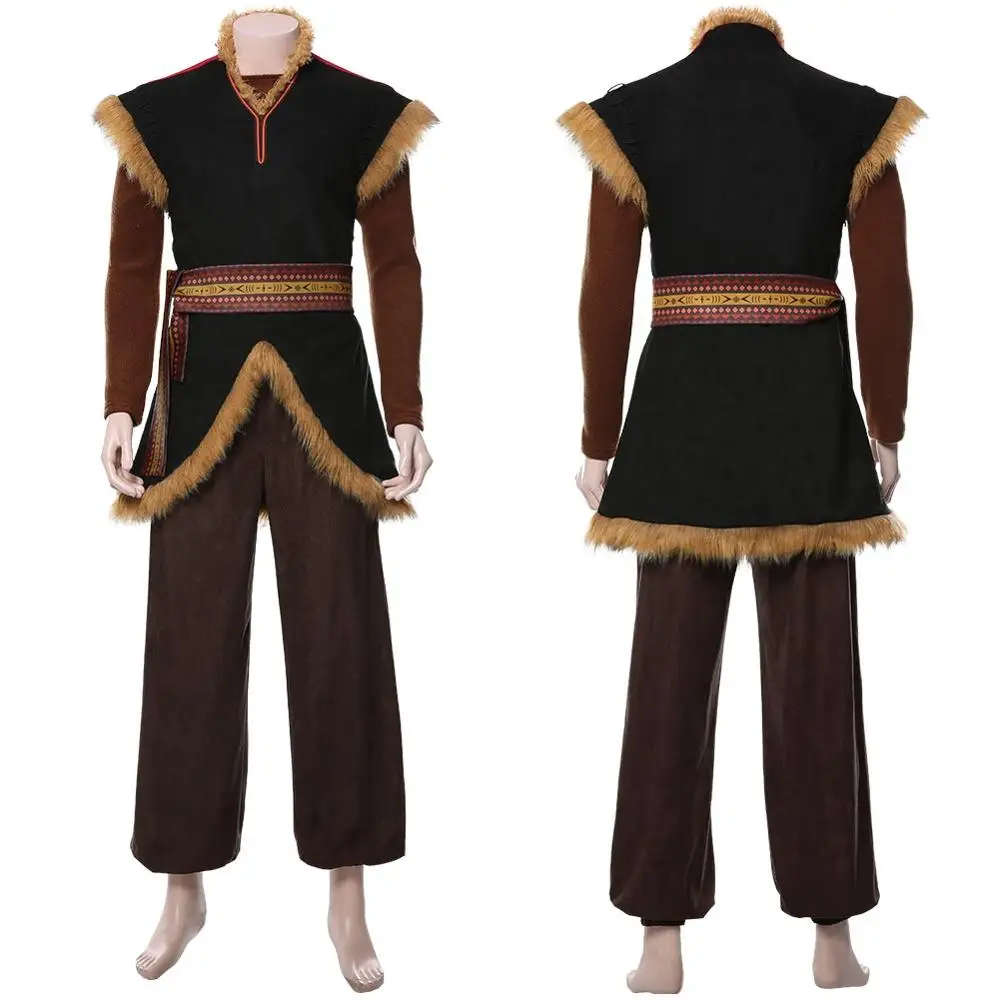 Для мужчин Кристофф Косплэй костюм наряд полный комплект униформы для взрослых