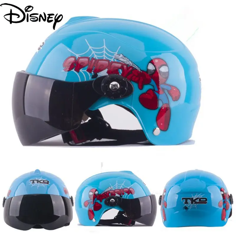 

Disney Spider-Man 3 To 9-year-old Summer Children's Helmet Riding Electric Bicycle Battery Bicycle Safety Protection Hat