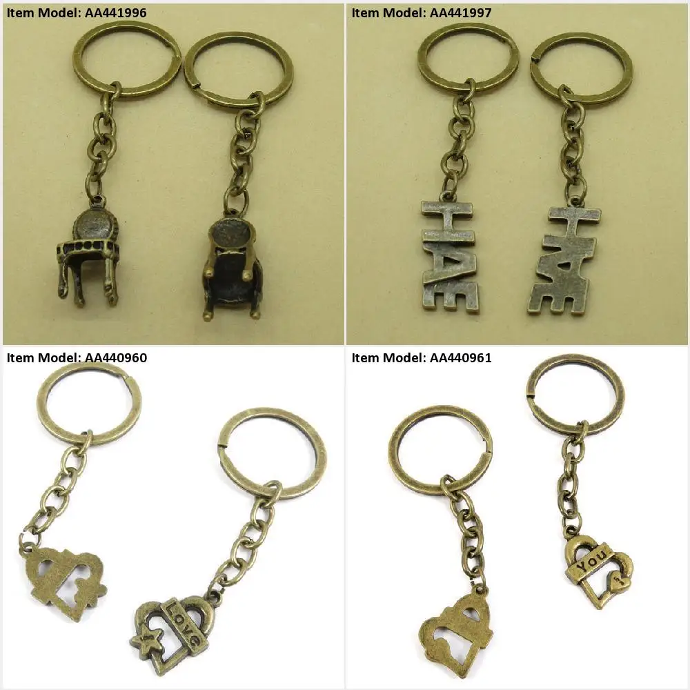 Брелок для ключей стул HAE знаки любовь ювелирных изделий сумка Подвески |