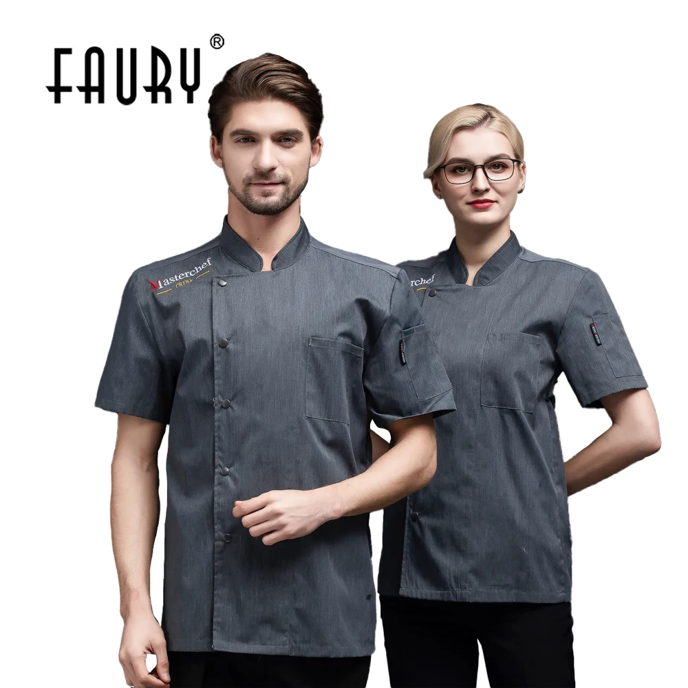 

Унисекс, рубашка для кухни, ресторана, шеф-повара, спецодежды для суши, кейтеринга, кафе, выпечки, официанта, рабочая одежда, 2021