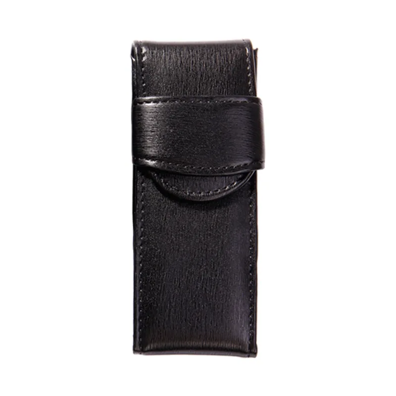 

Leather Simple Vintage Retro Pencil Case Ballpoint Pen Pen Stationery Case Retro Double Stationary