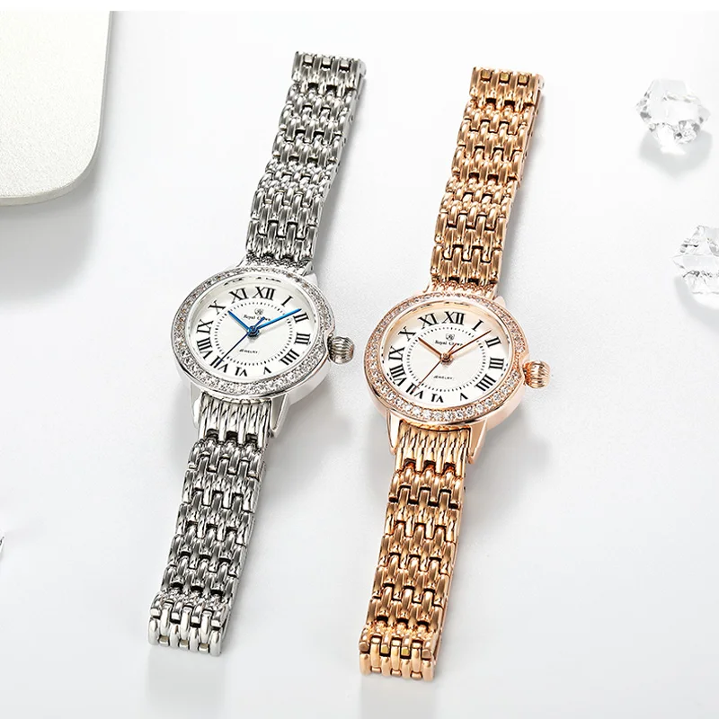 Lady Women's Watch Japan Quartz Crystal Clock Fashion Fancy Dress Bracelet Luxury Party Girl Birthday Gift Royal Crown