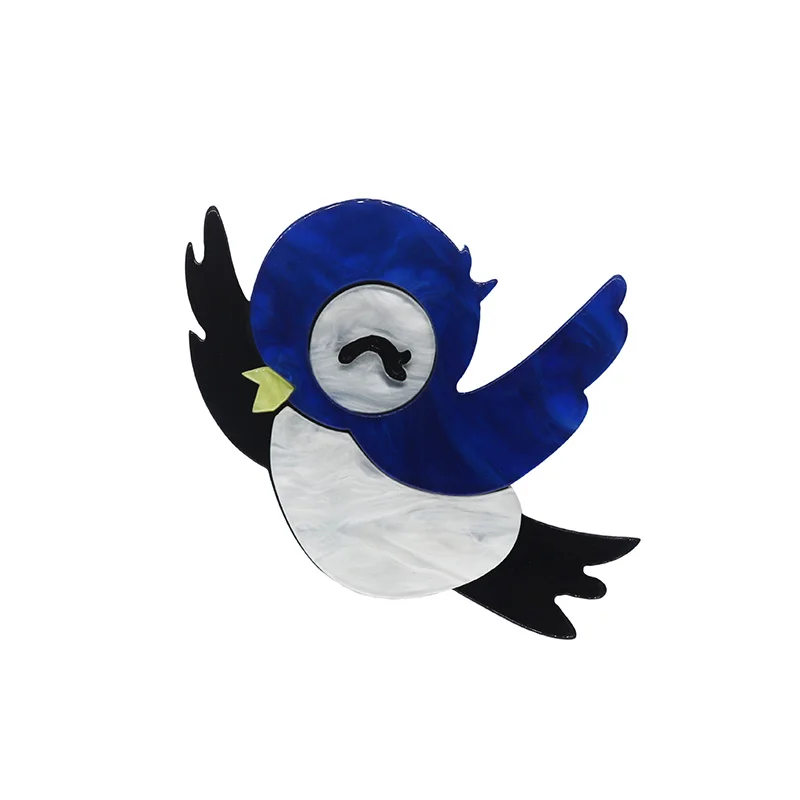 Акриловый Креативный дизайн домашняя птица Броши с птицами ювелирные изделия