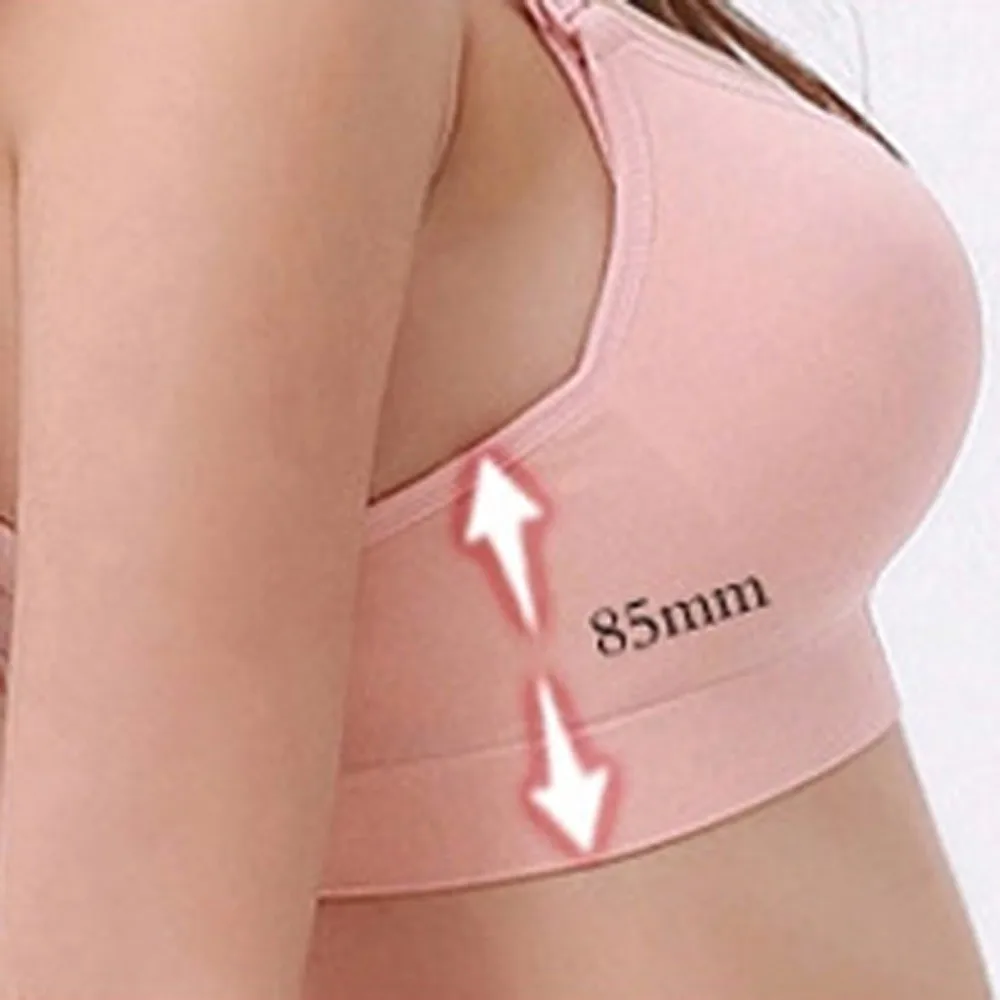 Нижнее белье молочного цвета для беременных бесшовный бюстгальтер пуш-ап