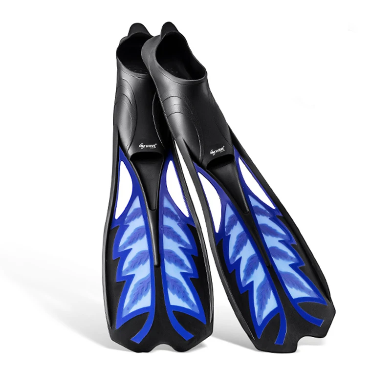 

New model easy adjustable freediving fins long blade diving fin