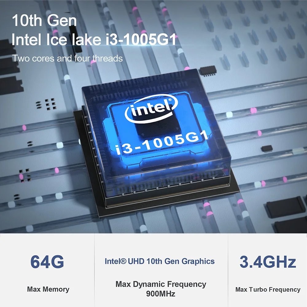 Beelink SEi10 10-го поколения Intel телефон Windows 10 офисный мини-ПК 8 Гб 256 ГБ Bluetooth 5 0 Wifi 6