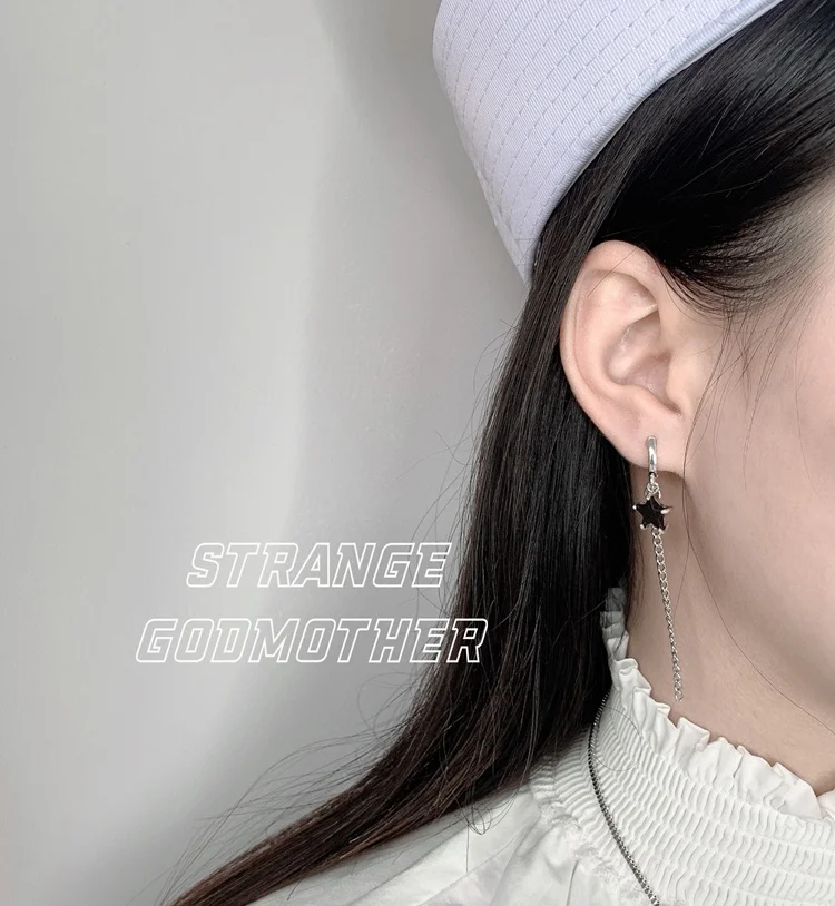 HZ 2019 винтажное асимметричное ожерелье с кроликом и звездами милое длинное