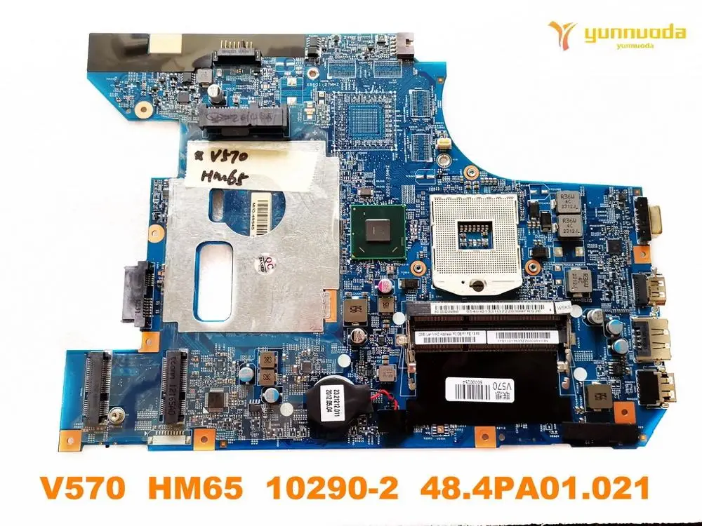 Original for Lenovo V570 laptop motherboard HM65 10290-2 48.4PA01.021 tested good free shipping | Компьютеры и офис