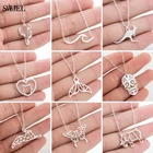 SMJEL несколько Нержавеющаясталь ожерелья для Для женщин Мода кактус кенгуру череп Кролик ожерелья в виде животных слон кулон с подвеской