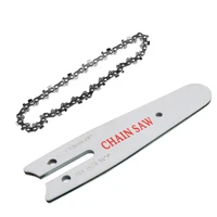 4 inchset mini steel chainsaw guide chainsaw chains electric saw accessory replacement made of fine quality steel power