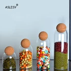 Кухонная банка для специй, стеклянная герметичная емкость для хранения, банки с крышкой для хранения конфет, прозрачная емкость для еды