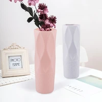 simple plastic vase wet and dry flower arrangement nordic decorative imitation glaze vase drop resistant