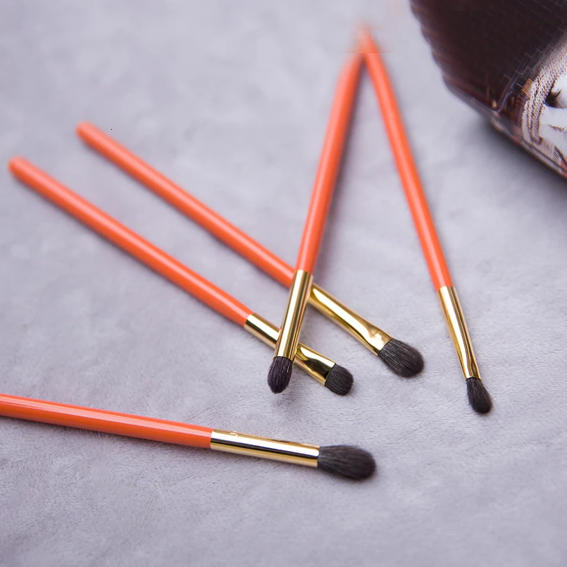 Профессиональные кисти для макияжа с синей белкой из козьей шерсти кисть