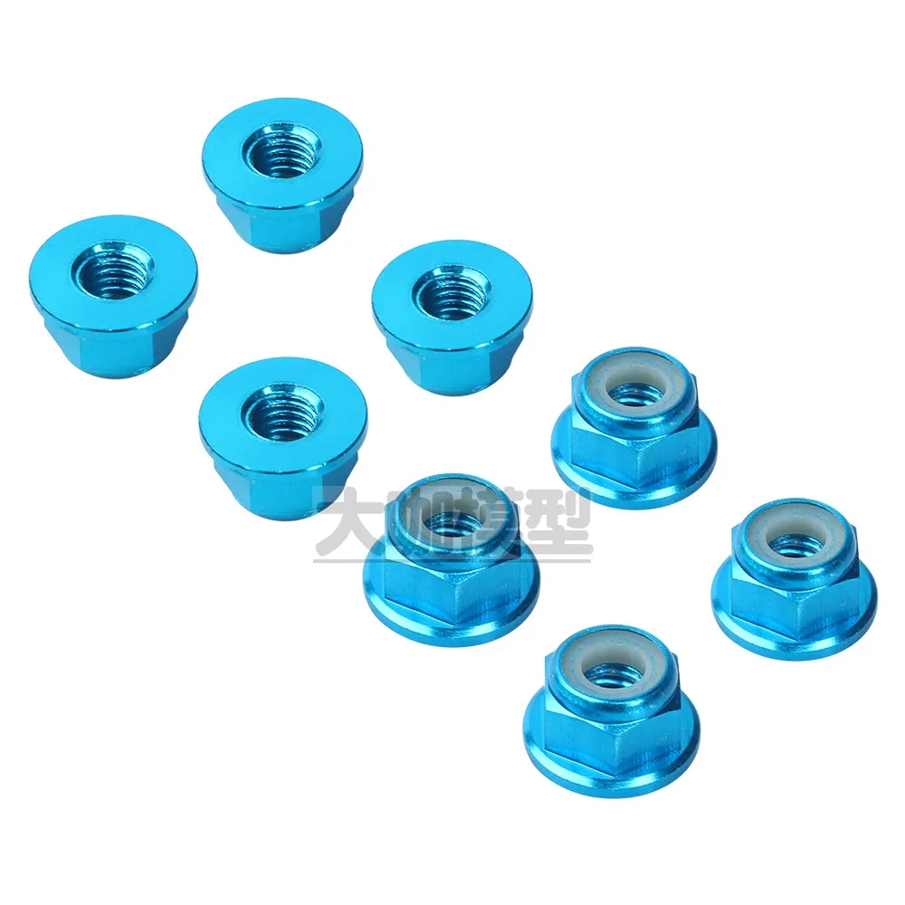 Детали для радиоуправляемых моделей Противоударная гайка из алюминиевого