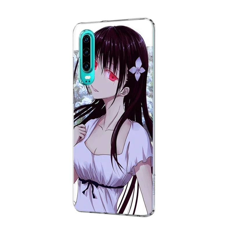 Женский чехол для Huawei P30 P20 P10 P9 P8 P Sart Z Lite Pro Жесткий Чехол Sankarea незакрашенная