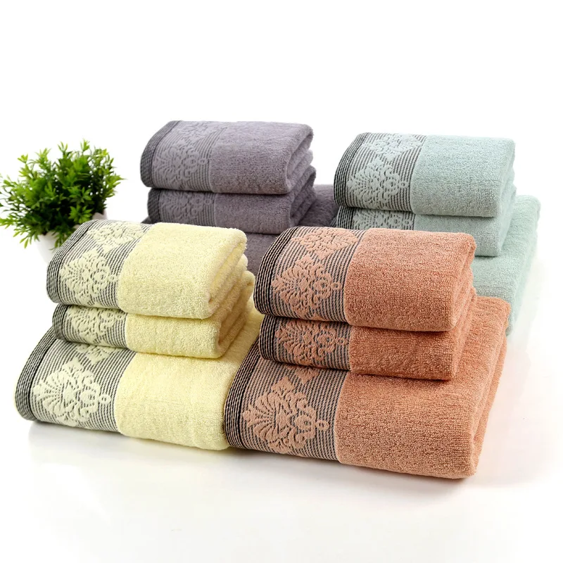 Полотенце из чистого хлопка мягкое Впитывающее квадратное банное полотенце с
