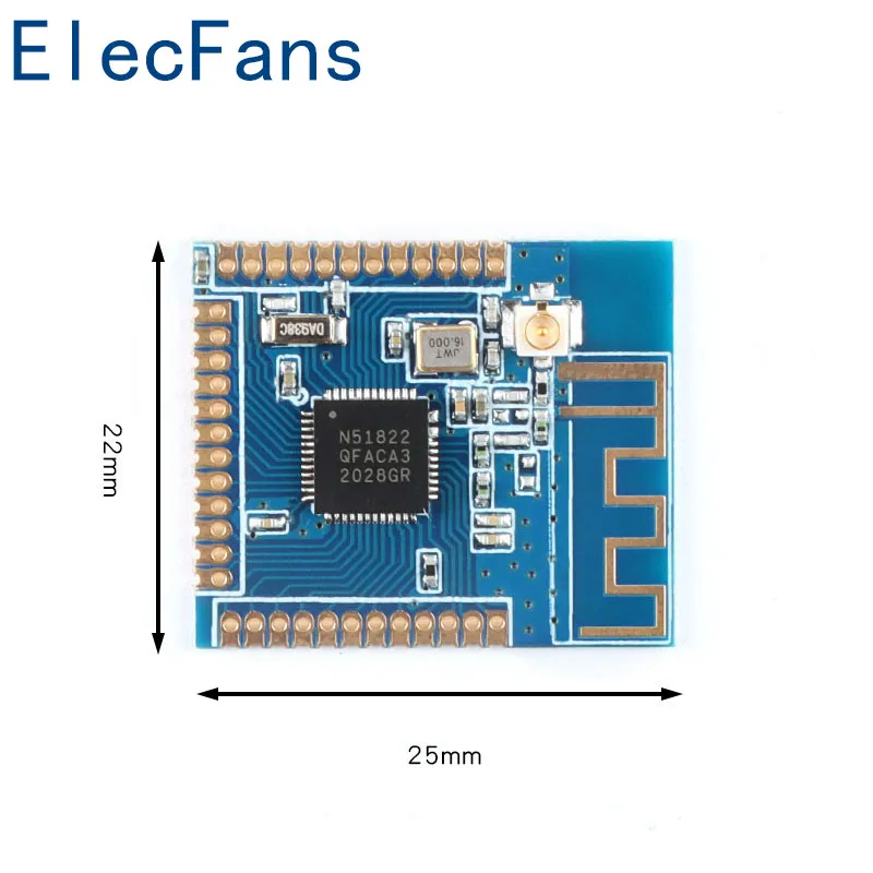 NRF51822 маломощный Wi-Fi беспроводной Bluetooth модуль BLE4.0 BLE4.2 2 4G SOC прозрачная