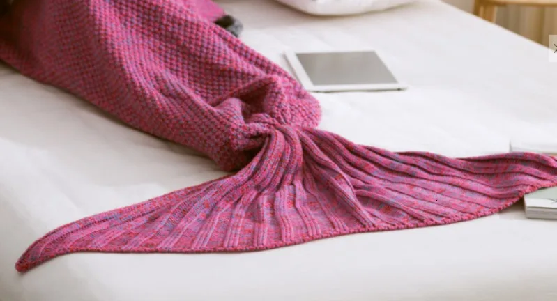 Зимнее детское одеяло русалки для маленьких девочек и мальчиков хвост одеяла