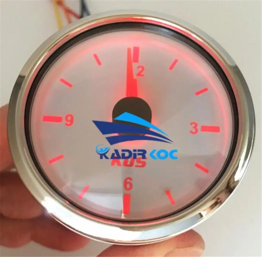 1 шт. 52 мм часовые часы автоматические измеритель времени 12 В/24 В для лодок