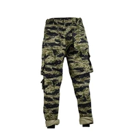 tcu tiger pattern pants ww2 vetnam war trousers retro military camo cargo uniform outdoor clothes sreetwear