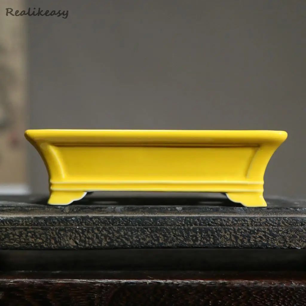 Пурпурные песочные цветочные горшки Керамические домашние настольные украшения