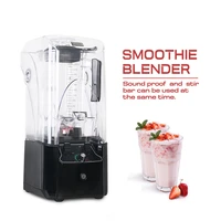 itop commercial 2l professional power blender 2200w mixer fruit juicer blender coffee shop food processor with mixing stick 220v