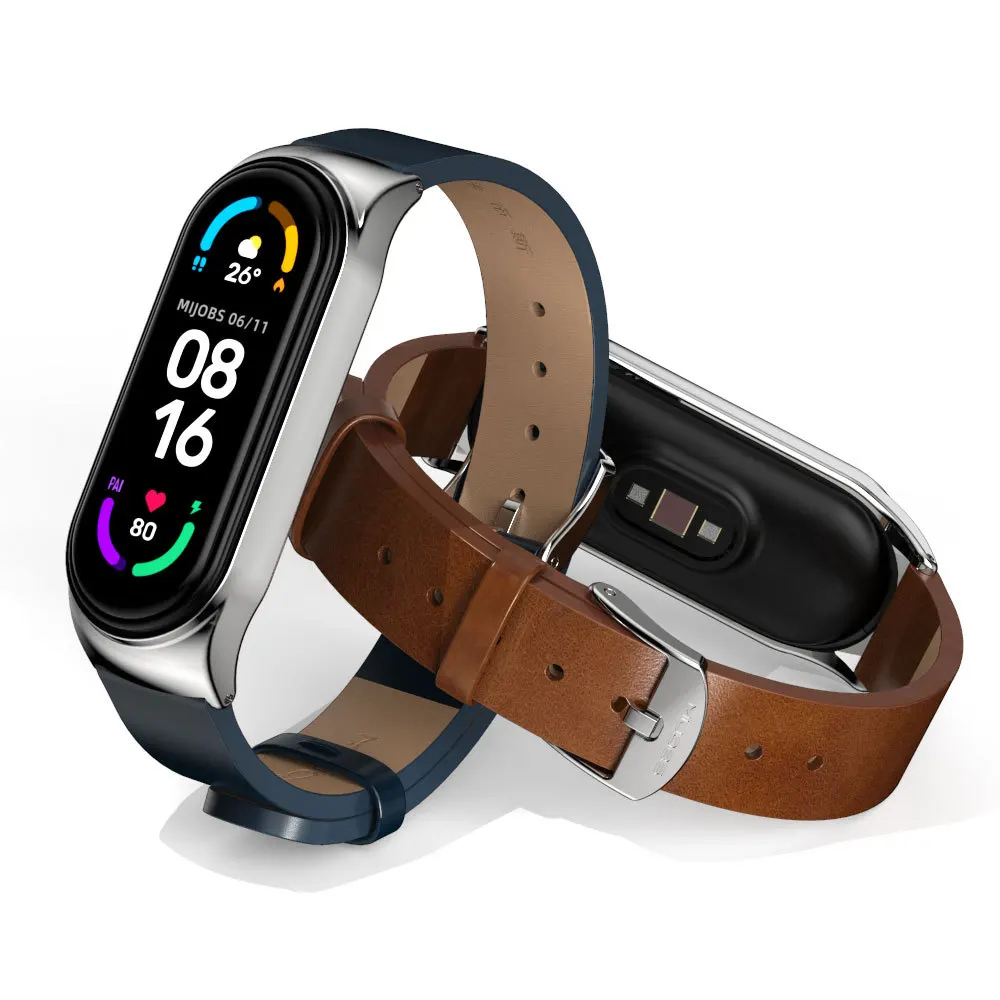 

Fashion Microfiber Leather Watch Strap For Xiaomi Mi M7 M6 M5 M4 Fashion band bracelet watchband for Miband 7 6 5 4 3 Mi band