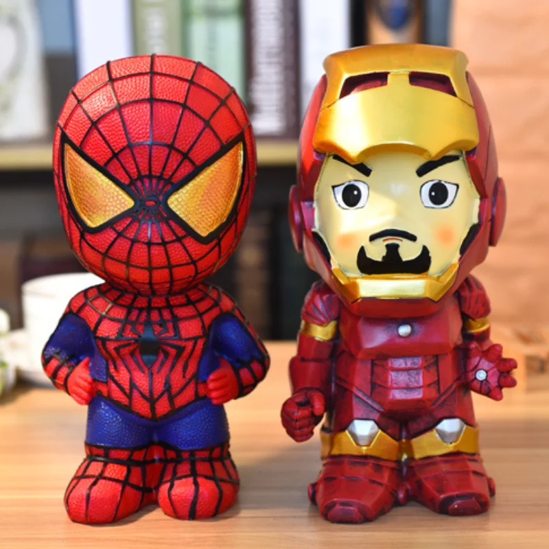 

TIDY Cartoon Character Coin Piggy Bank Home Decoration Ornaments Children Christmas Gifts New Year Birthday Surprise Money Box