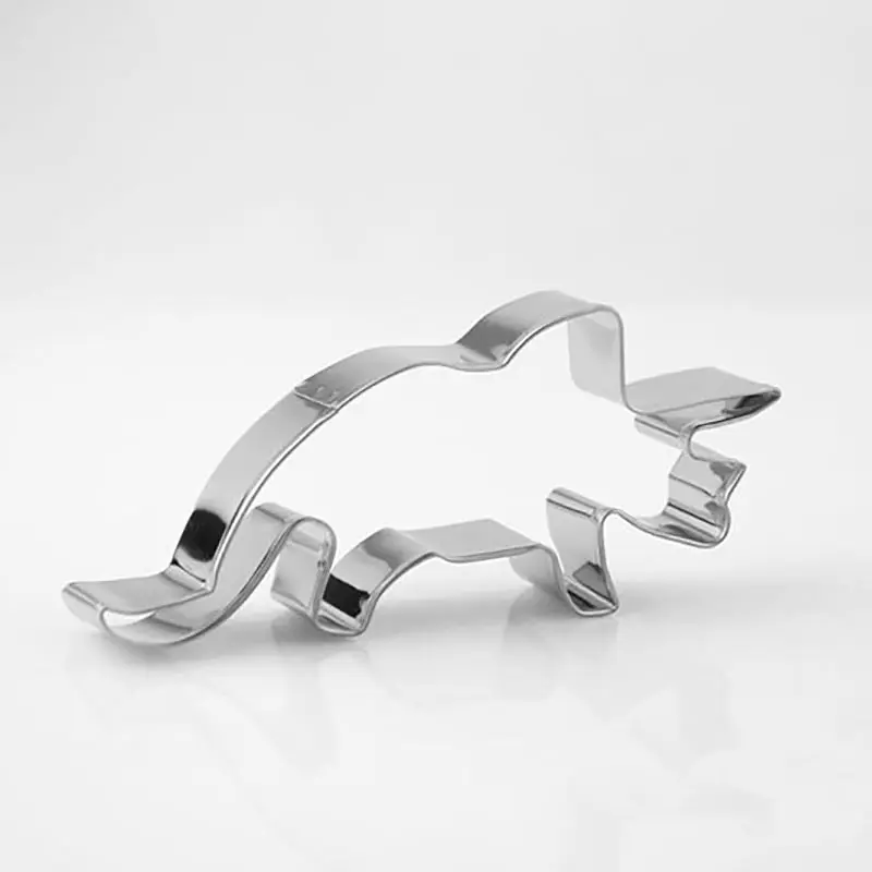 Формочки для печенья в форме динозавра из нержавеющей стали набор 5 штук