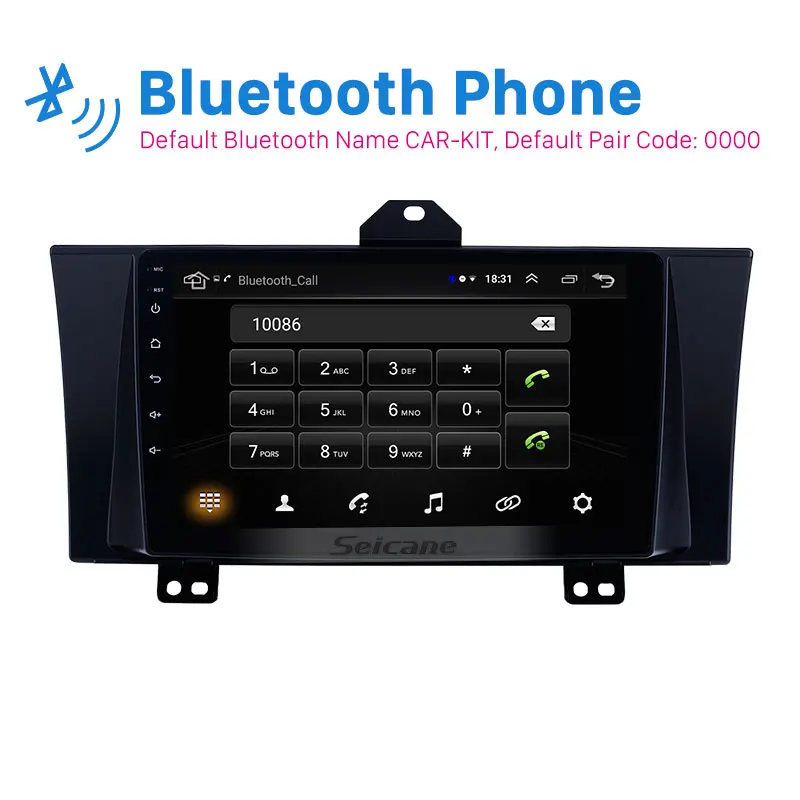 Seicane Android 8,1 Bluetooth gps Автомобильная магнитола на андроид радио 9 дюймов для Honda Elysion 2012- HD сенсорный экран USB поддержка Carplay