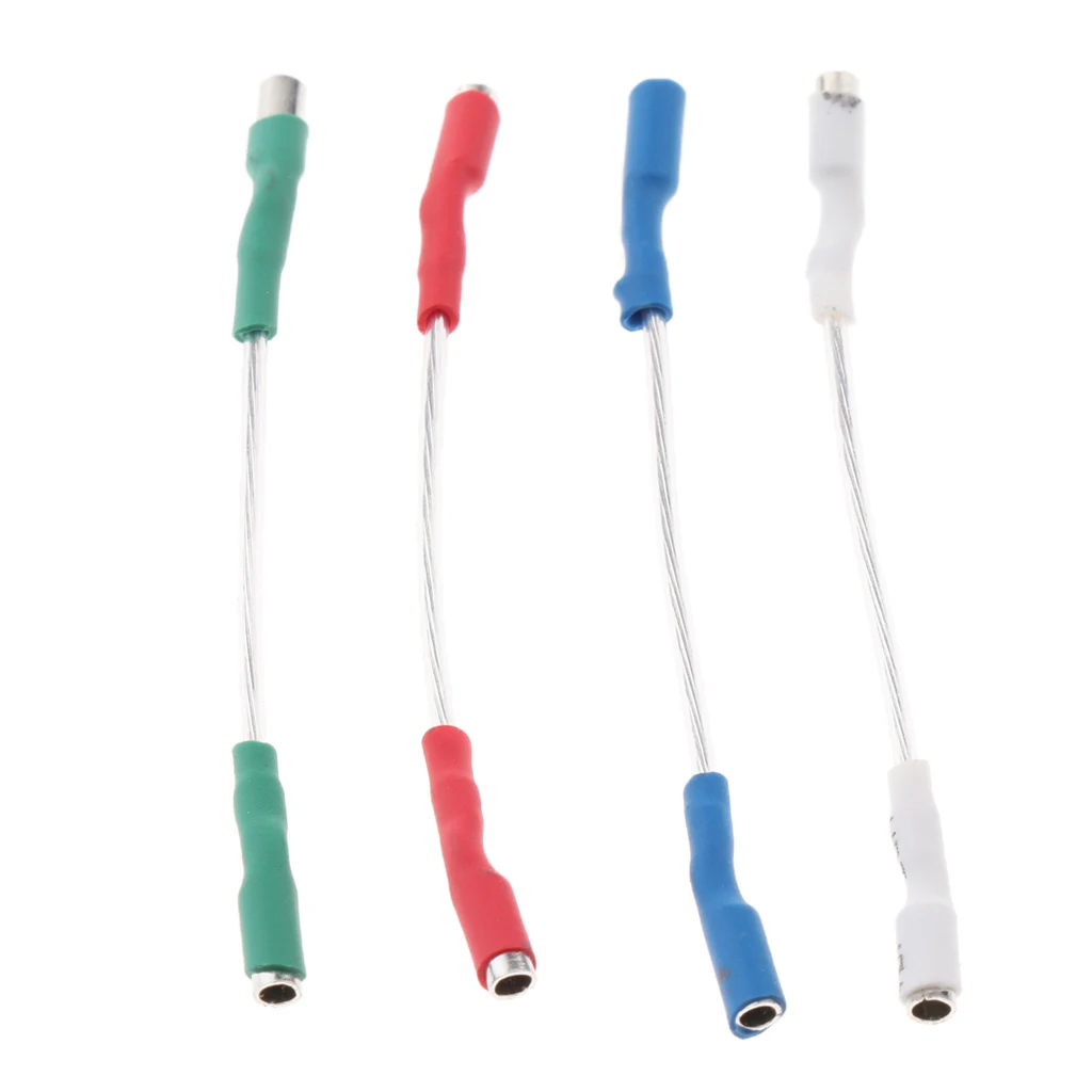 4 шт. высококачественные спиральные свинцовые провода для фонографа стерео