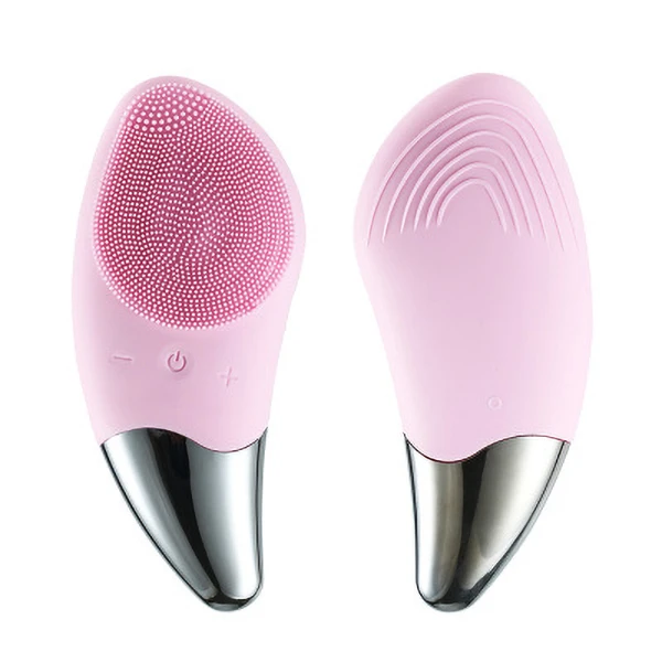 

Mini Electric Face Cleansing Brush Silicone Sonic Electric Facial Cleanser Deep Washing Face Massager Facial Brush