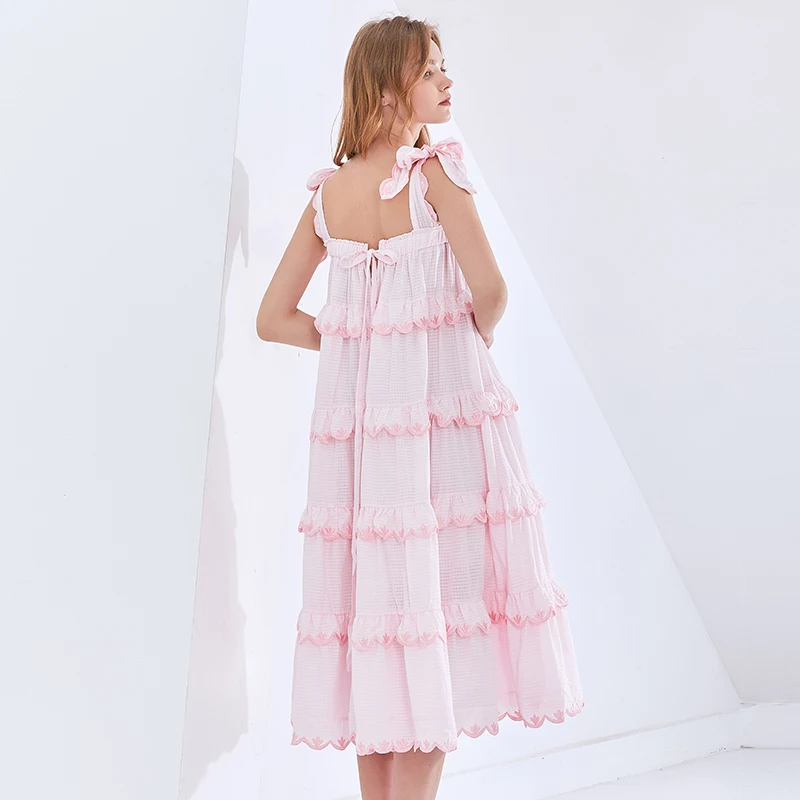 

Patchwork Dresses For Women Square Collar Sleeveless Female Elegant Summer Sling Dress Fashion New Clothing Tide
