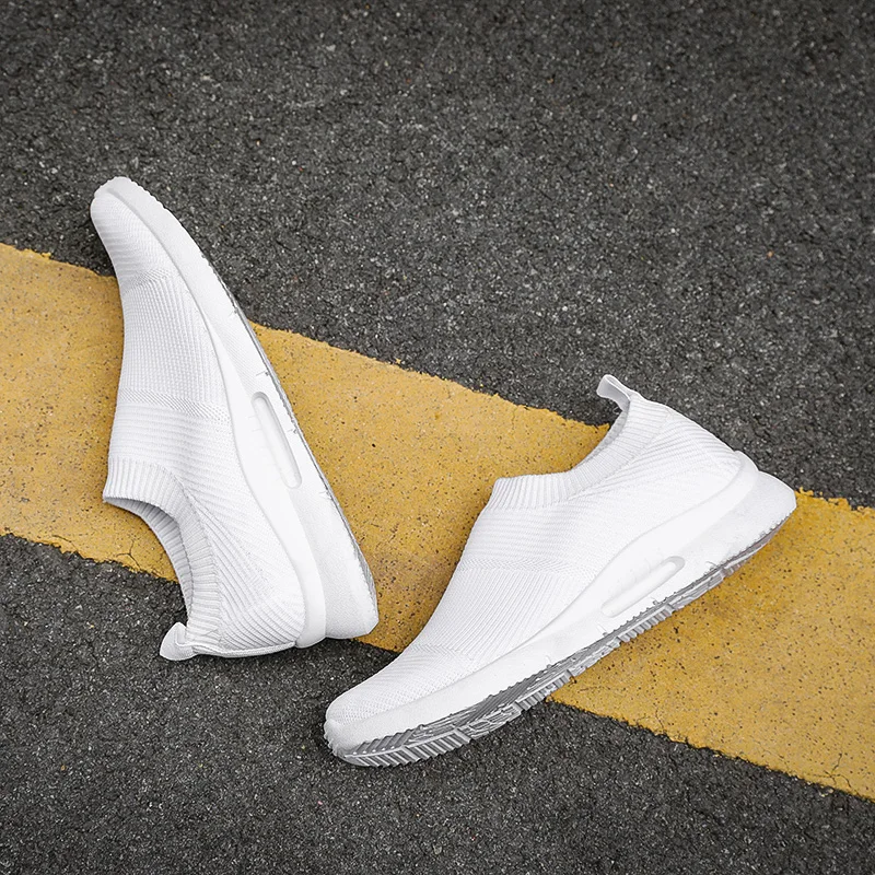 

Abhoth Casual Shoes Lace-up Mesh Breathable Sneakers for Men Lightweight Outdoor Walking Women Shoes Black Zapatillas Hombre 46