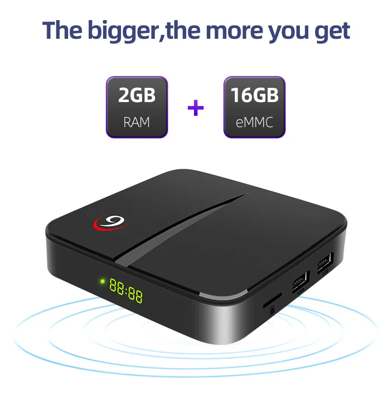 

Global Version IP TV U9 Google Netflix TV Box S 4K Ultra HD Android TV 9.0 HDR 2GB 8GB WiFi Smart Android S Media Player