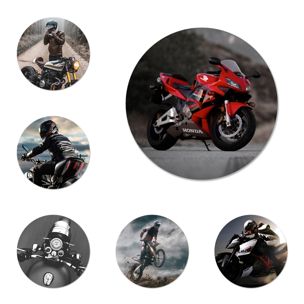 Значки для байкеров мотоциклов значки украшения броши металлические одежды