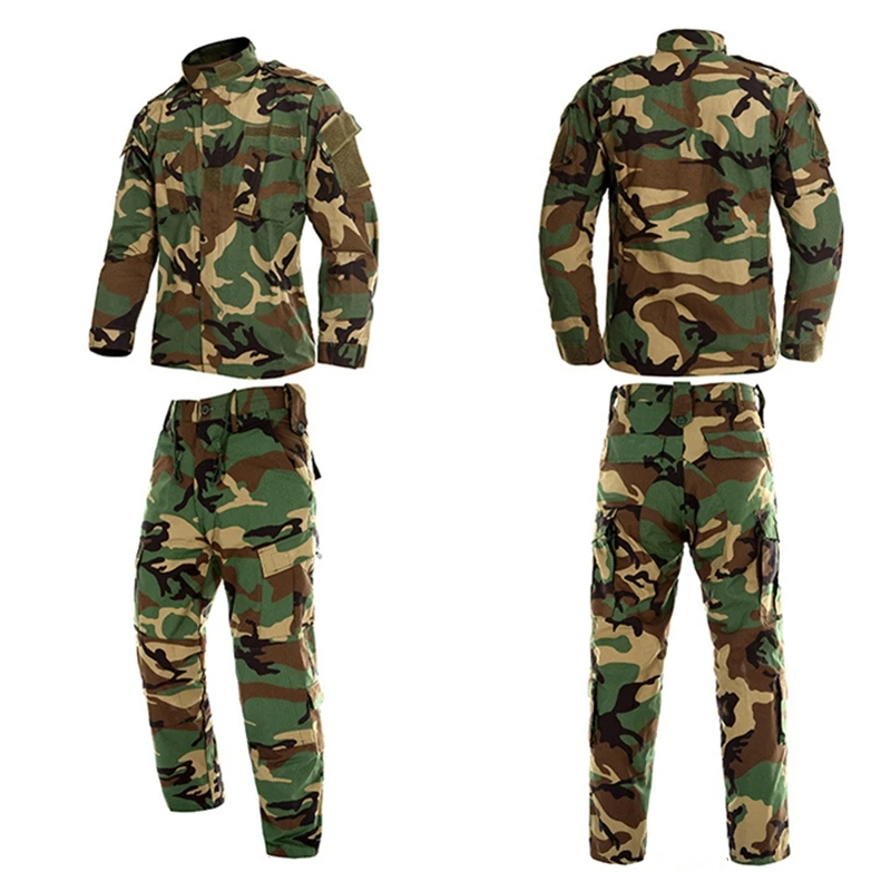 Camouflage set7 9 видов цветов, Мужская армейская Военная униформа, тактическая спецназа, Боевая камуфляжная одежда для солдат США, комплект штанов для мужчин, униформа - Цвет: Camouflage set7