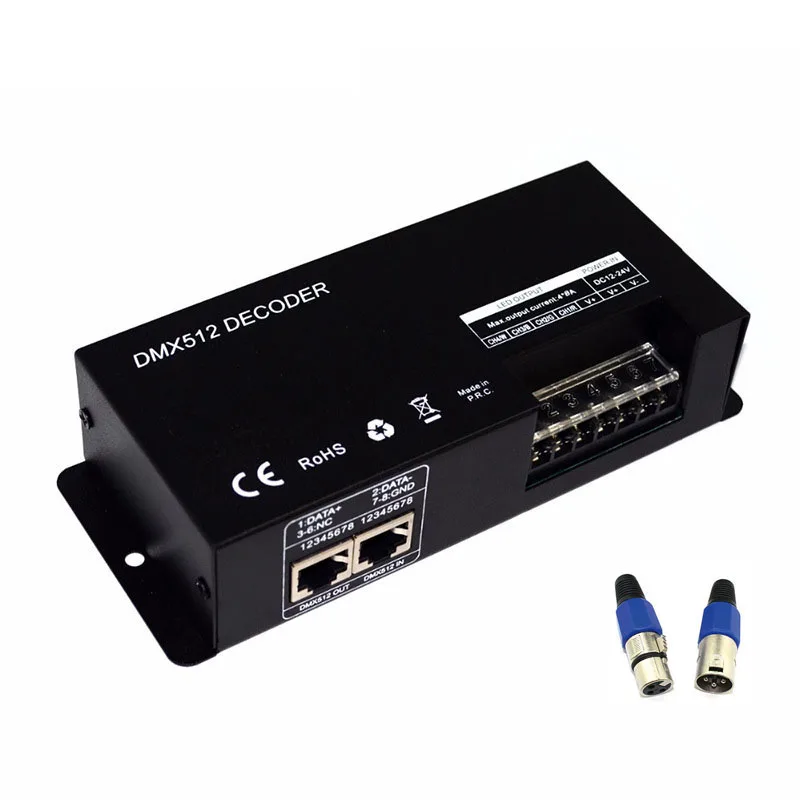 4 канала * 8a RGBW DMX512 Декодер контроллер светодиодной ленты освесветильник DMX to PWM