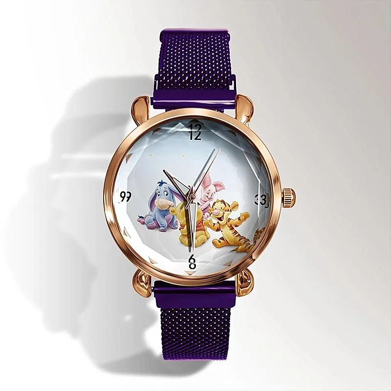 Часы наручные женские кварцевые с сетчатым браслетом модные роскошные Брендовые