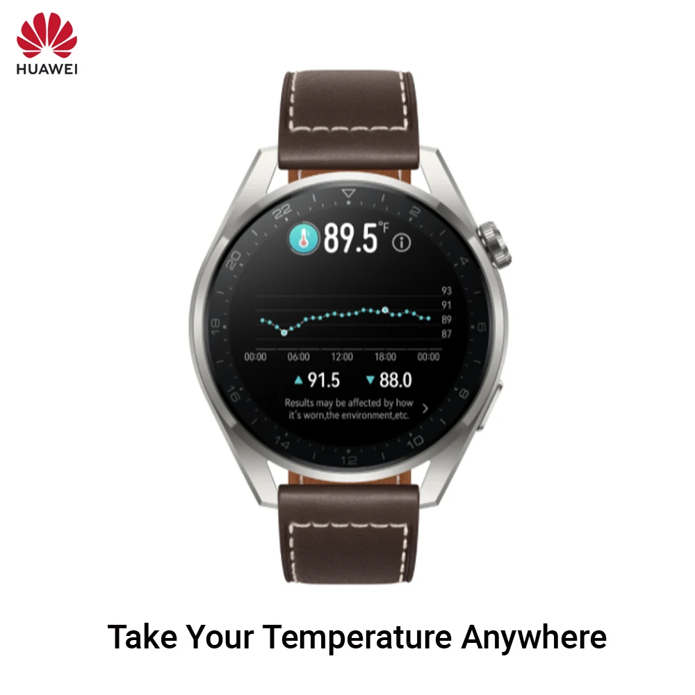 Умные часы HUAWEI WATCH 3 Pro сотовые вызовы eSIM встроенные умные с GPS NFC совместимые