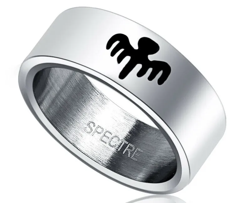 Кольцо из нержавеющей стали для косплея фильма 007 Spectre James Bond Insignia|Кольца| |