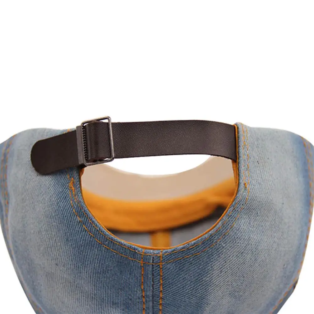 

2021 Hot Sales Women's Embossing Flower Denim Baseball Cap Summer Rhinestone Snapback Jeans Hat