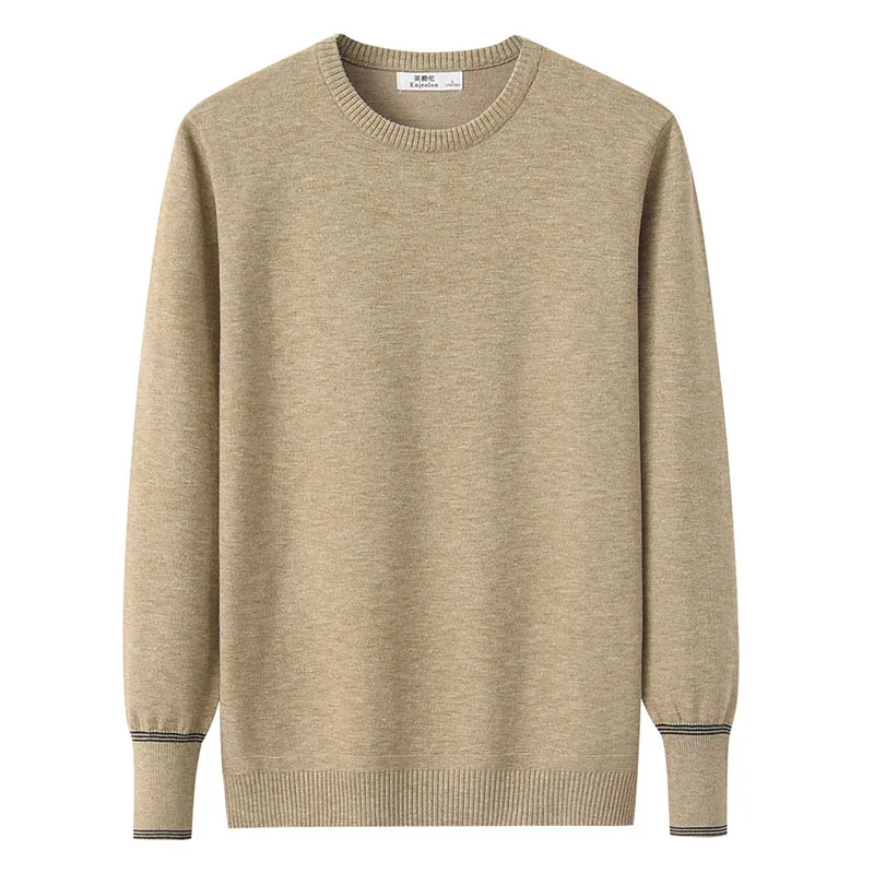 Enjeolon мужские свитера Осень-зима 2020 модные повседневные облегающие вязанные