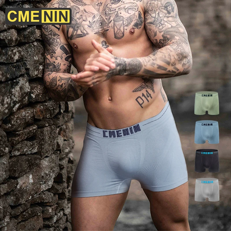 

Seamless Boxer Men Underwear Comfortable Soft U Pouch Cueca Male Panties For Men Lingerie Sexy Boxershorts Man CM001