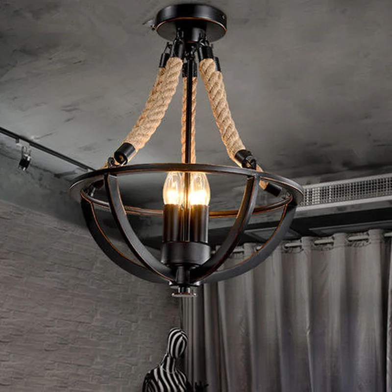 Винтажная люстра в стиле ретро для ресторана кафе гостиной бара салон молока и