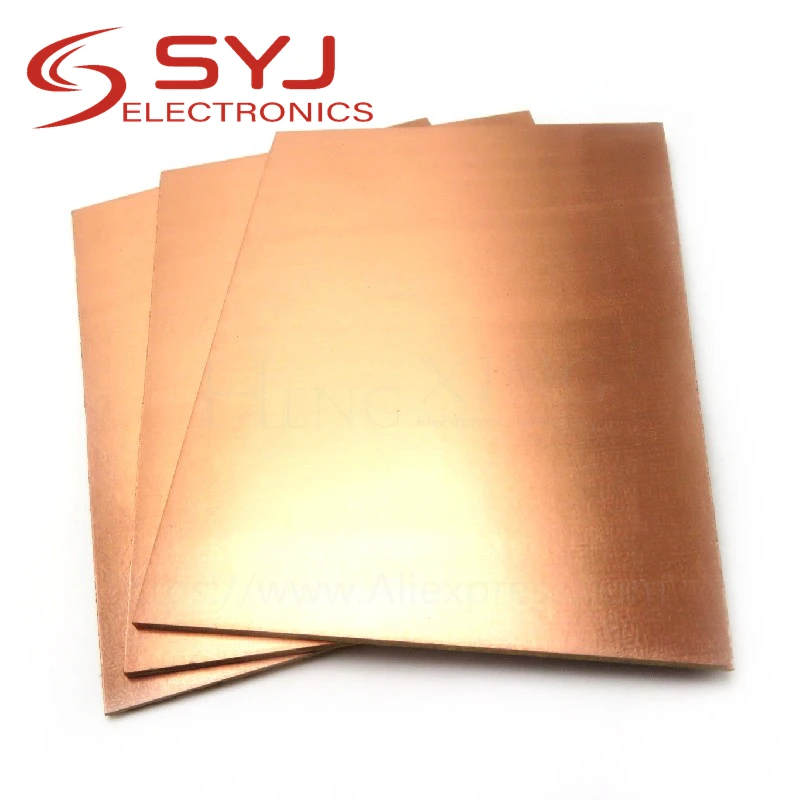 

5pcs/lot FR4 PCB 7x10cm 7*10 Single Side Copper Clad plate DIY PCB Kit Laminate Circuit Board In Stock
