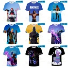 3d футболка с игрой Fortnite Victory Royale, топы для мальчиков и девочек, одежда для подростков, детская одежда с героями стрельбы, Детская футболка