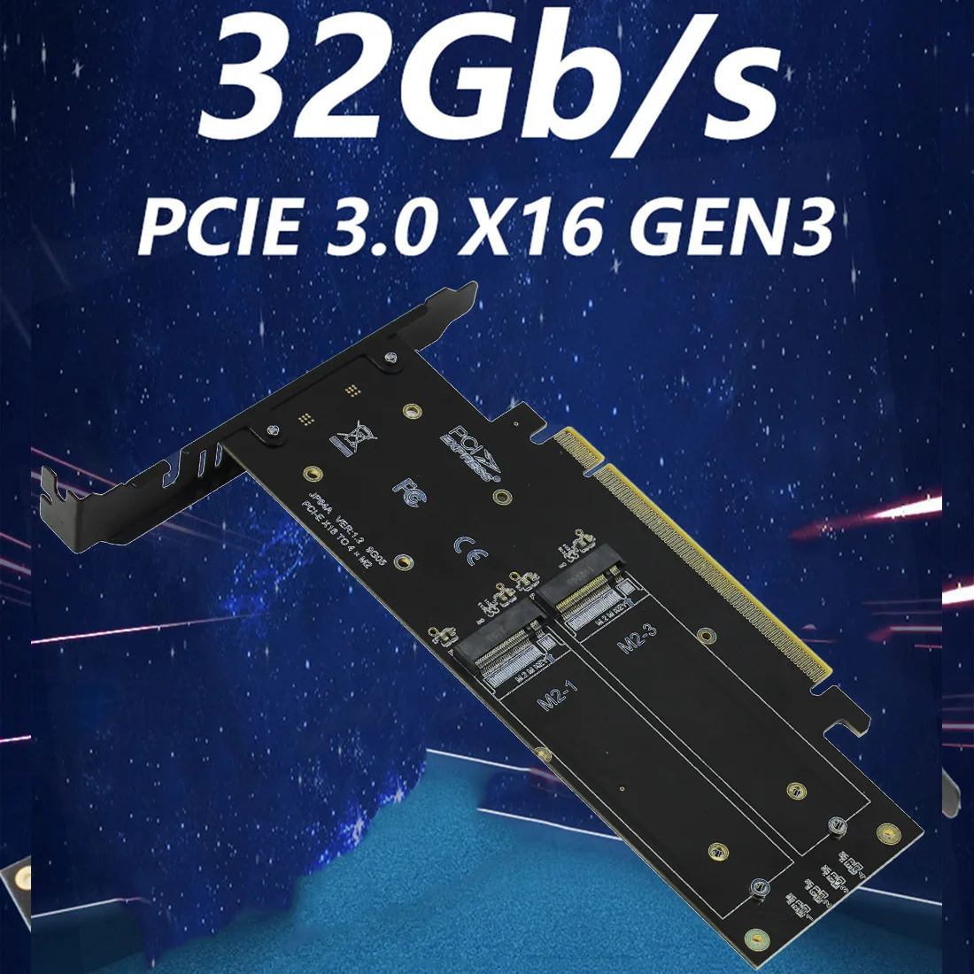JEYI iHyper m.2 X16 до 4X NVME PCIE3.0 GEN3 X16 до 4* NVME RAID карта PCI-E VROC RAID Hyper M.2X16 M2X16 4X X4 NVME* 4 RAID
