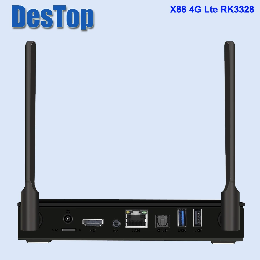 Новая ТВ приставка X88 4G lte Android 7 1 2 Гб ОЗУ 16 помощник RK3328 четырехъядерный процессор