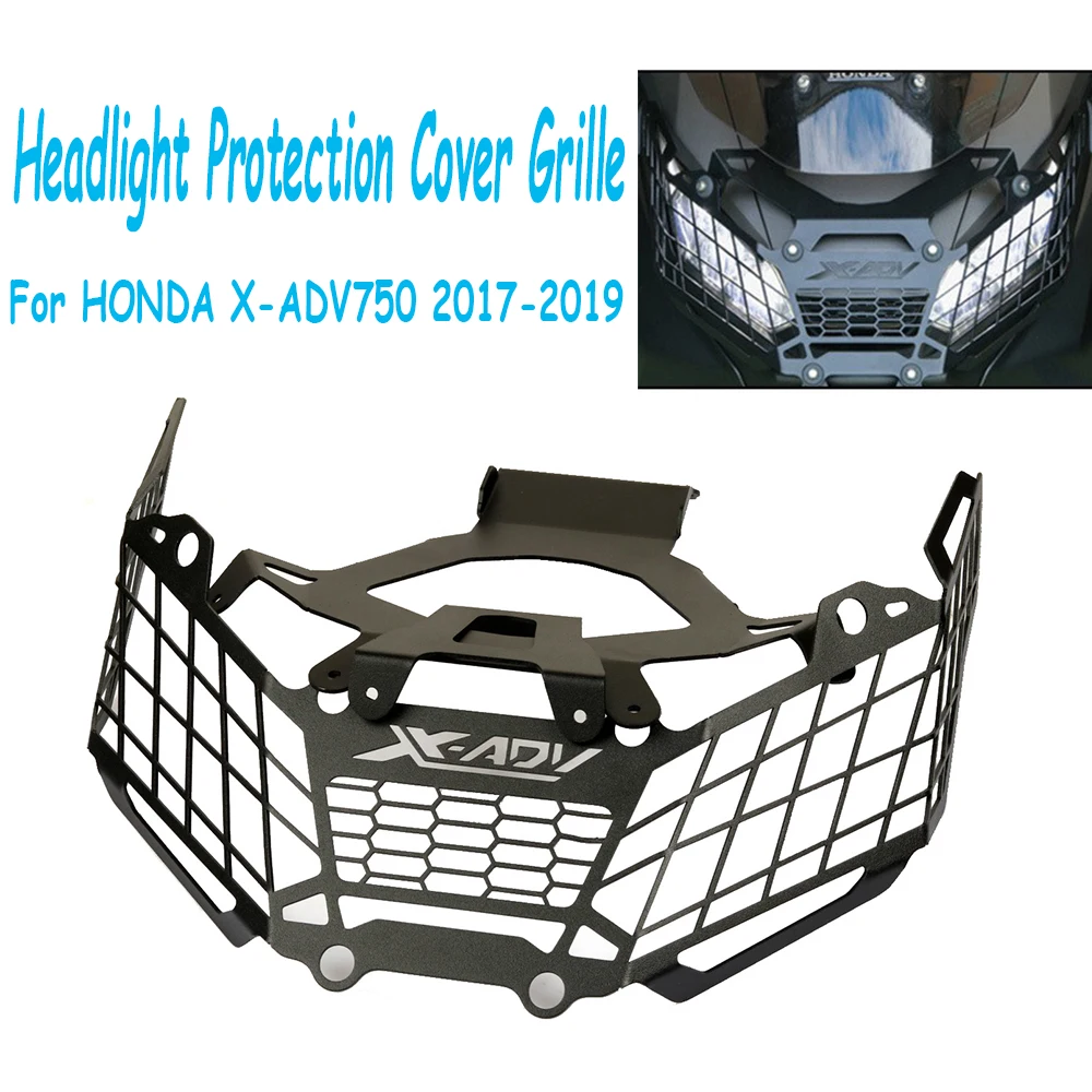 Мотоциклетная Передняя светильник решетка налобное крепление защитная крышка
